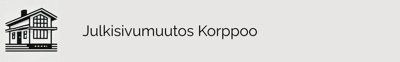 Julkisivumuutos Korppoo