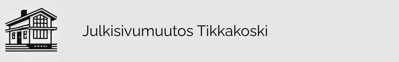 Julkisivumuutos Tikkakoski