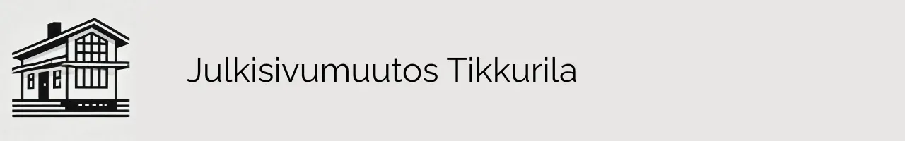 Julkisivumuutos Tikkurila