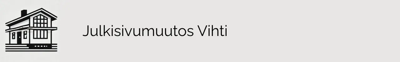 Julkisivumuutos Vihti